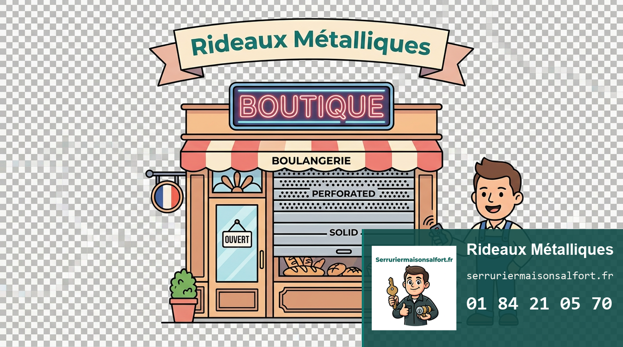 Serrurier Maisons-Alfort — Rideaux Métalliques à Maisons-Alfort (94700)